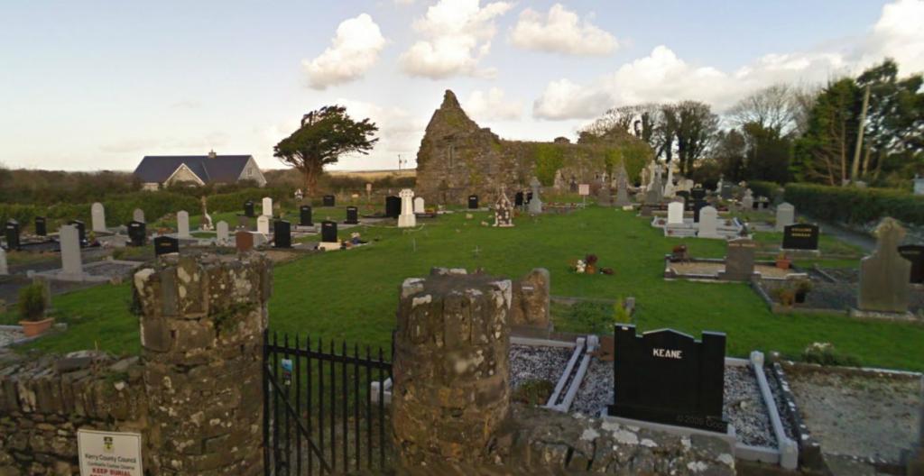 Aghavallen Church just outside Ballylongford, County Kerry