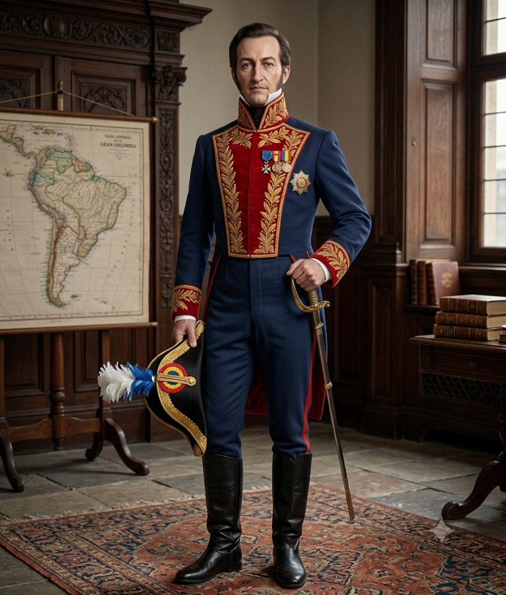 An artificially generated image of what General Arthur Sandes might have looked like.