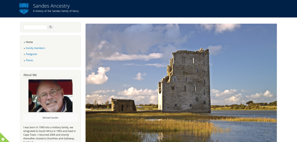 The previous Drupal 7 website