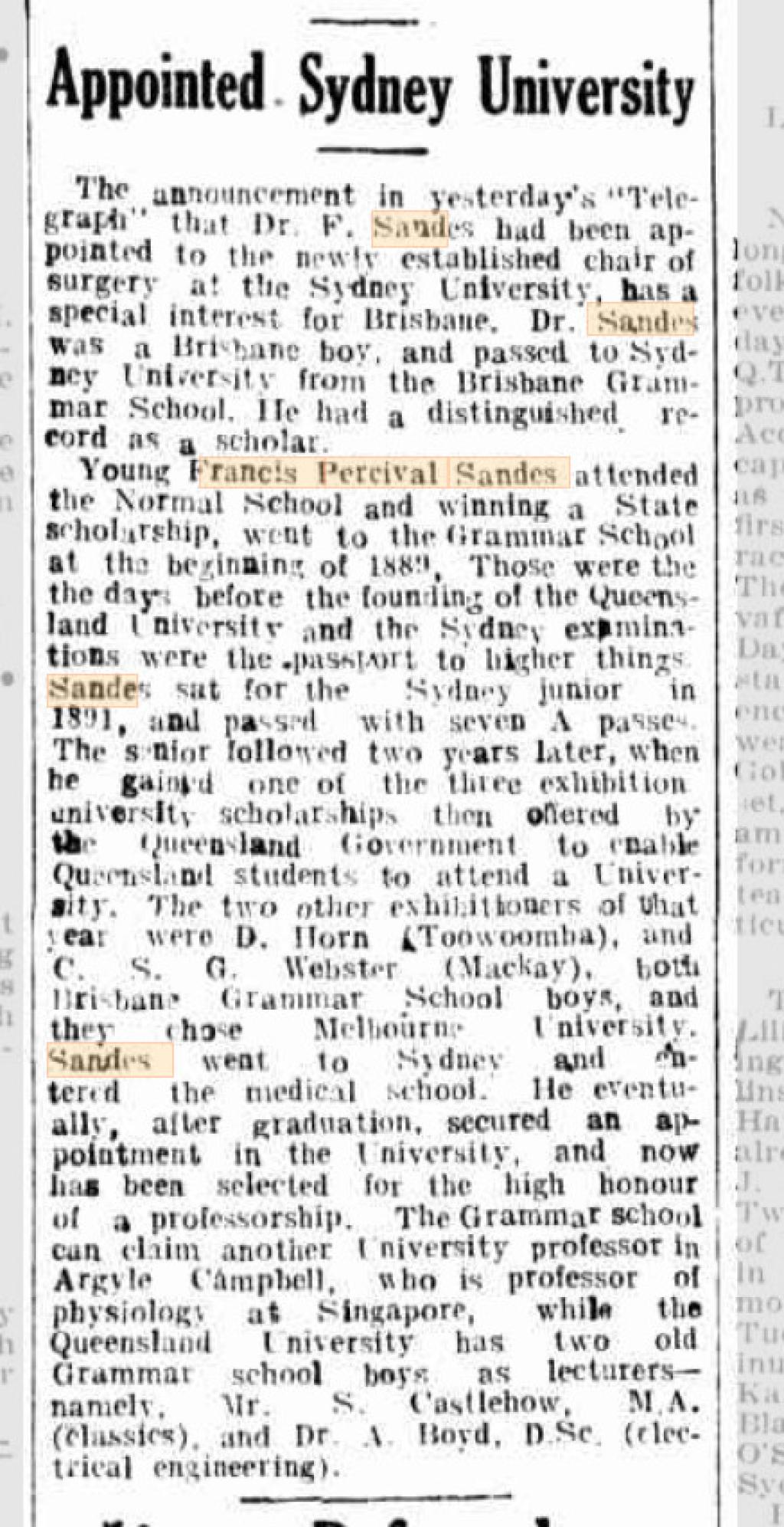 The Telegraph (Brisbane, Qld. : 1872 - 1947) Wed 3 Nov 1920 Page 7 
