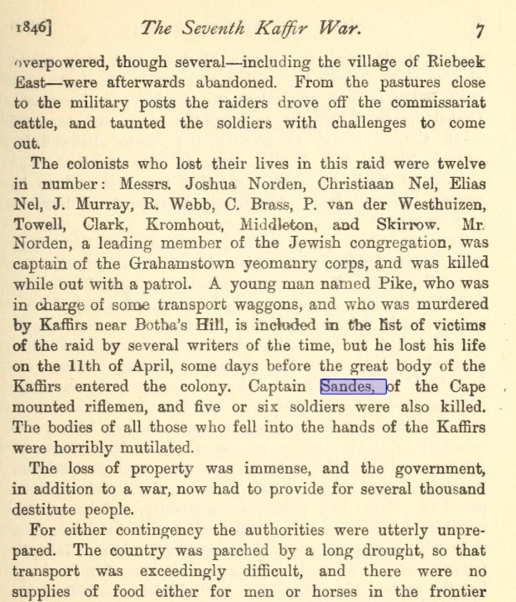 "History of South Africa, from 1795-1872 - John Sandes (324)"