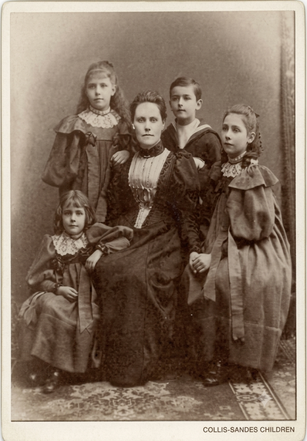 Louisa Jane Young and her children