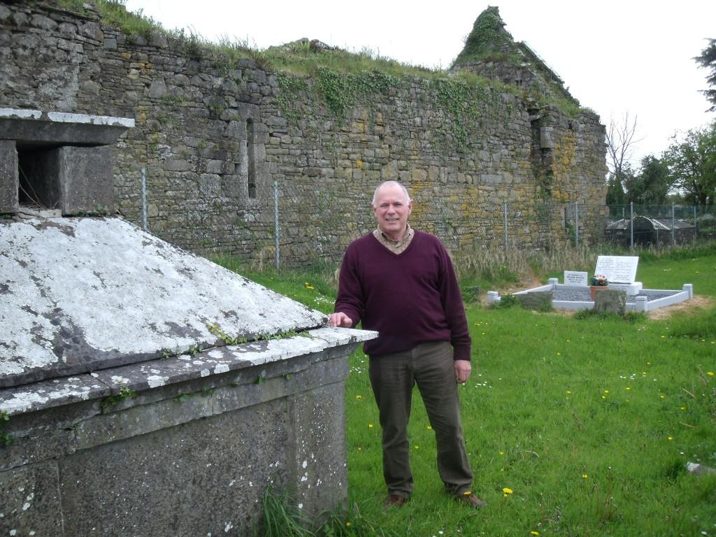 Michael Sandes at Aghavallen Cemetery - May 2013