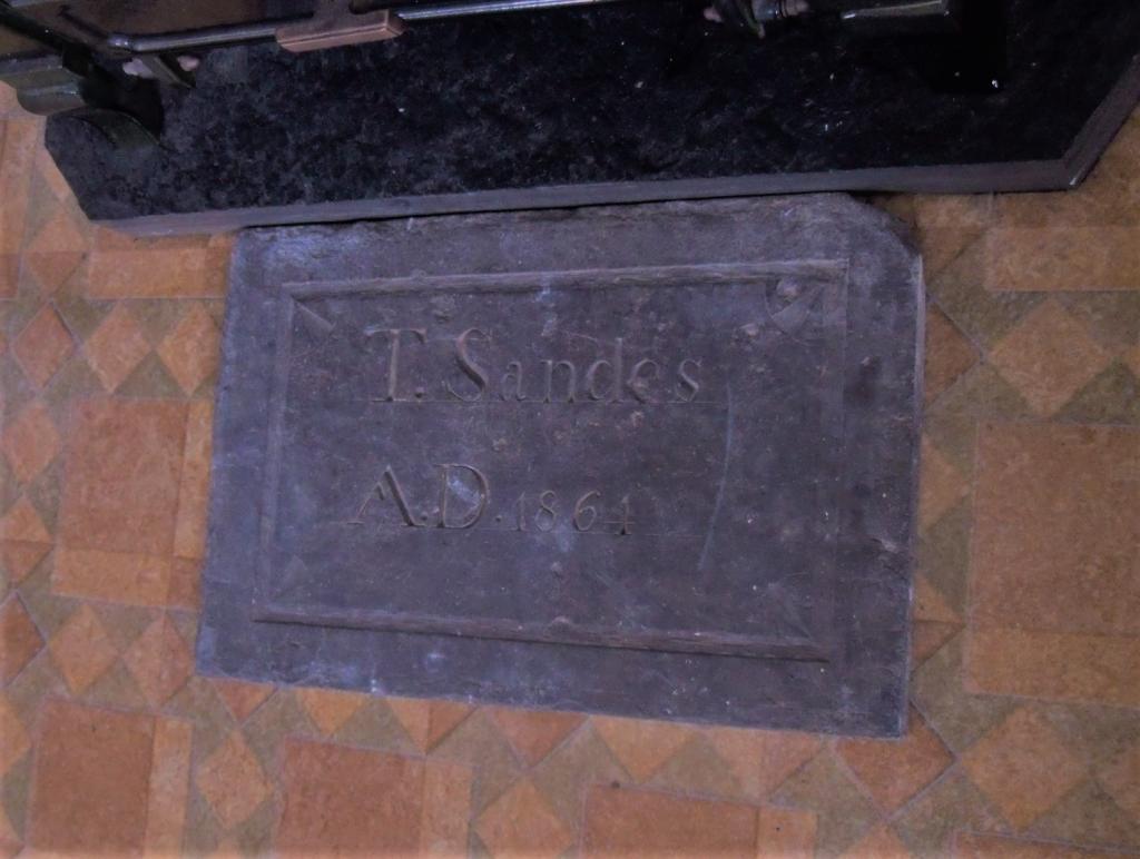 Slab of slate found at Sallow Glen by a neighbour and shown to me during my visit to County Kerry in May 2013
